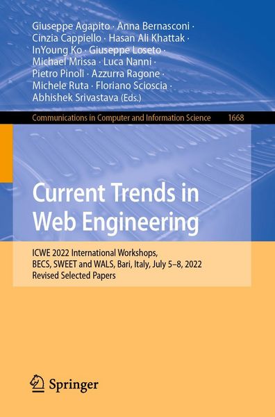 Produktbild: Current Trends in Web Engineering