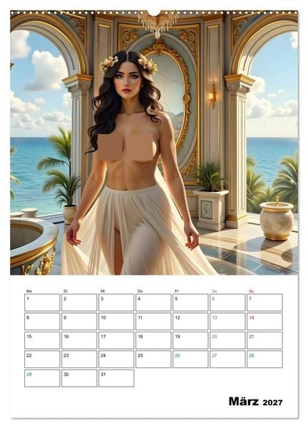 Produktbild: T&ouml;chter der alten G&ouml;tter (hochwertiger Premium Wandkalender 2027 DIN A2 hoch), Kunstdruck in Hochglanz