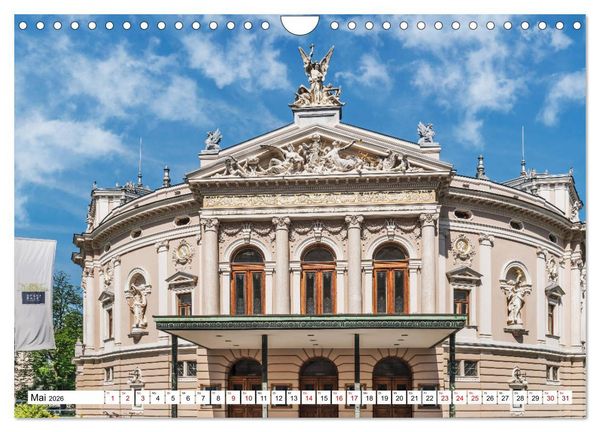 Produktbild: Ein Wochenende in Ljubljana (Wandkalender 2026 DIN A4 quer), CALVENDO Monatskalender