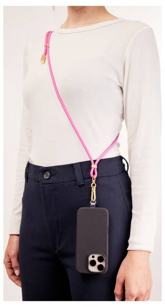 Produktbild: Intenso USB-C&reg; Kabel USB 2.0 USB-C&reg; Stecker, USB-C&reg; Stecker 1.65 m Neonpink Handykette 7991004 Datenkabel, Ladekabel