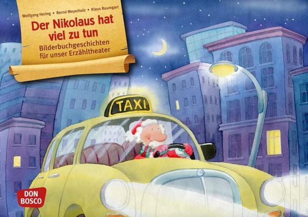 Produktbild: Der Nikolaus hat viel zu tun. Kamishibai Bildkartenset.