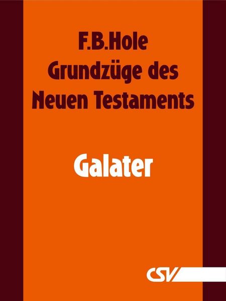 Produktbild: Grundz&uuml;ge des Neuen Testaments - Galater