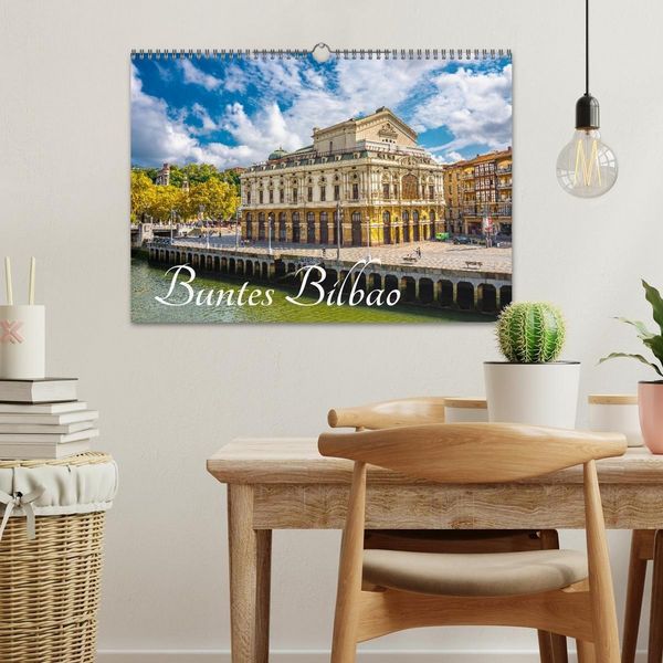 Produktbild: Buntes Bilbao (Wandkalender 2027 DIN A3 quer), CALVENDO Monatskalender