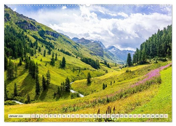 Produktbild: B&uuml;ndnerland (hochwertiger Premium Wandkalender 2026 DIN A2 quer), Kunstdruck in Hochglanz