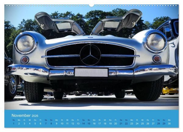 Produktbild: Mercedes Classics (hochwertiger Premium Wandkalender 2026 DIN A2 quer), Kunstdruck in Hochglanz