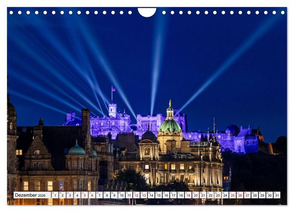 Produktbild: Wundersch&ouml;nes Edinburgh (Wandkalender 2026 DIN A4 quer), CALVENDO Monatskalender