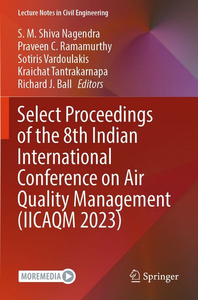 Produktbild: Select Proceedings of the 8th Indian International Conference on Air Quality Management (IICAQM 2023)