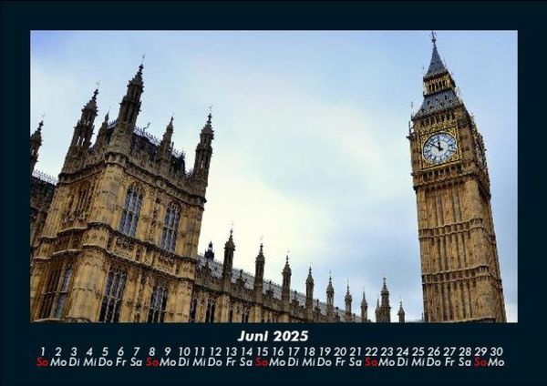 Produktbild: London 2025 Fotokalender DIN A5