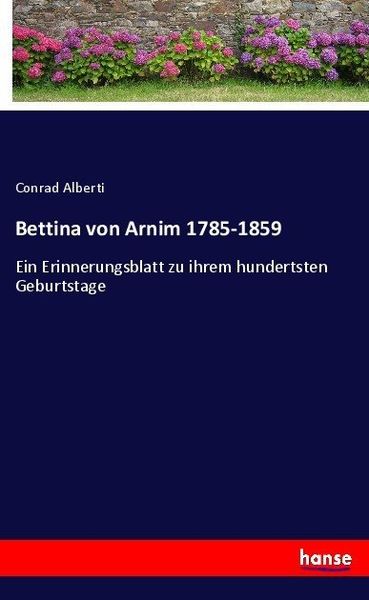 Produktbild: Bettina von Arnim 1785-1859