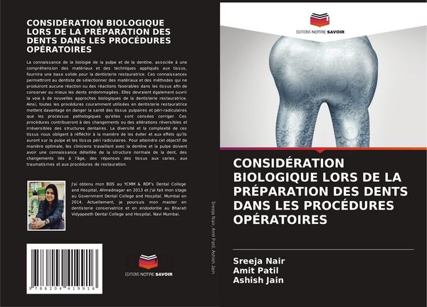 Produktbild: Consid&eacute;ration Biologique Lors De La Pr&eacute;paration des Dents Dans Les Proc&eacute;dures Op&eacute;ratoires