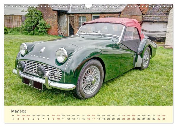 Produktbild: Iconic British Cars (Wall Calendar 2026 DIN A3 landscape), CALVENDO 12 Month Wall Calendar