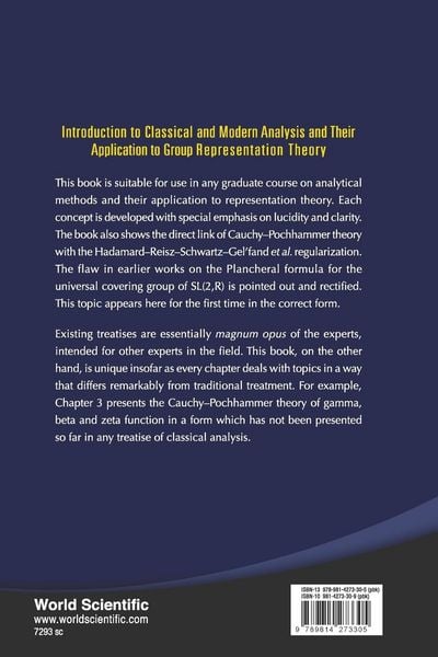 Produktbild: Intro To Classical & Modern Analysis &..