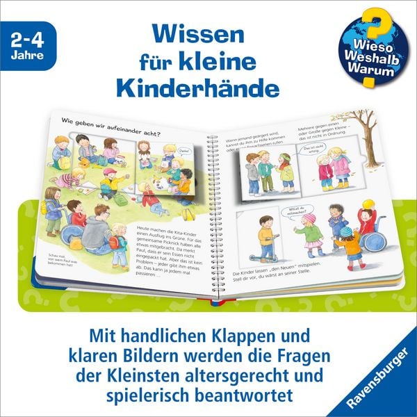 Produktbild: Wieso? Weshalb? Warum? junior, Band 66 - Helfen, teilen, sich vertragen