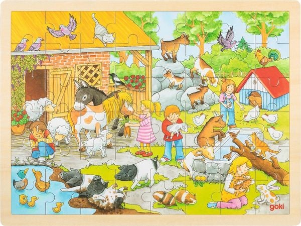 Produktbild: Einlegepuzzle Streichelzoo