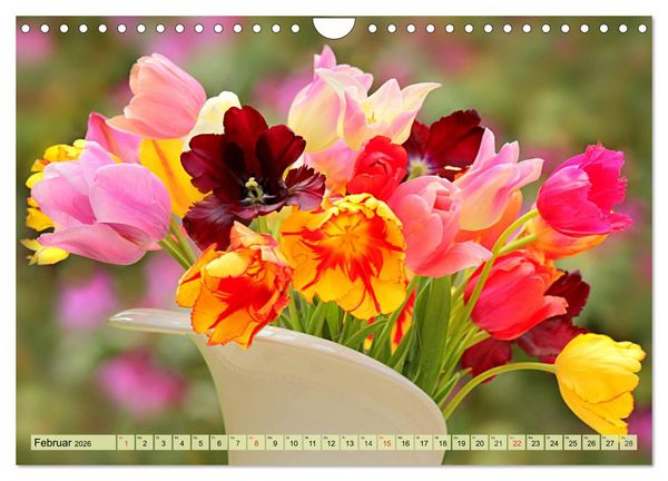 Produktbild: Tulpen. Zauberhafte Bl&uuml;tenpracht (Wandkalender 2026 DIN A4 quer), CALVENDO Monatskalender