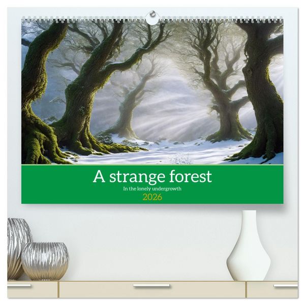 Produktbild: A strange forest In the lonely undergrowth (High Quality Premium Wall Calendar 2026 DIN A2 landscape),CALVENDO 12 Month Wall Calendar