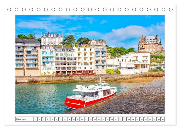 Produktbild: Malerische Bretagne - facettenreiche Region (Tischkalender 2026 DIN A5 quer), CALVENDO Monatskalender