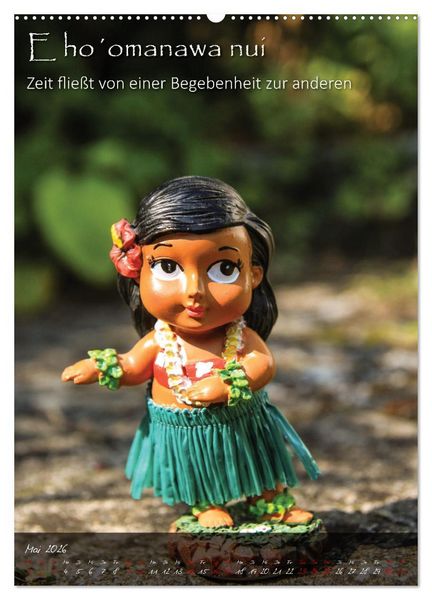 Produktbild: Hula Dancer - Hawaiianische Weisheiten (hochwertiger Premium Wandkalender 2026 DIN A2 hoch), Kunstdruck in Hochglanz