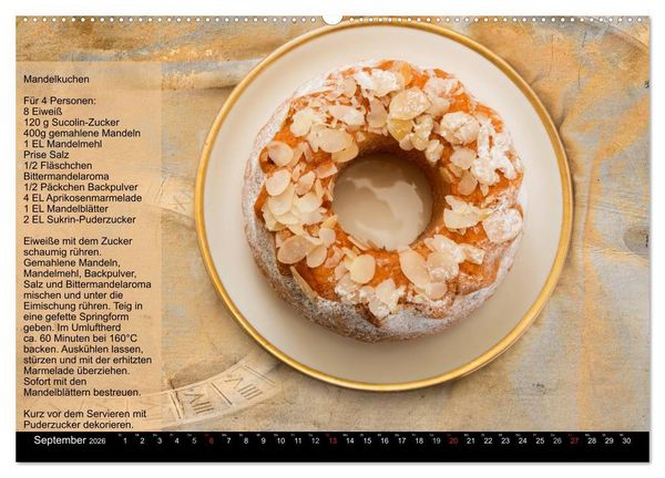 Produktbild: Low Carb - Leichte Rezepte f&uuml;r jeden Tag (hochwertiger Premium Wandkalender 2026 DIN A2 quer), Kunstdruck in Hochglanz