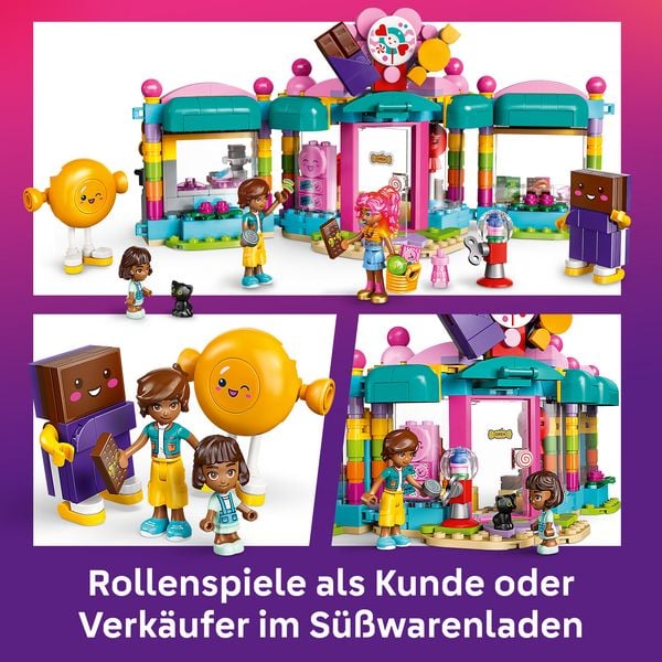 Produktbild: LEGO Friends 42649 Heartlake City S&uuml;&szlig;warenladen, Spielzeug mit Figuren