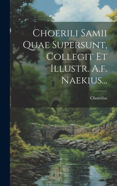 Produktbild: Choerili Samii Quae Supersunt, Collegit Et Illustr. A.f. Naekius...