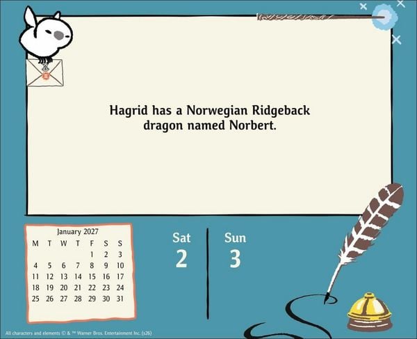 Produktbild: Harry Potter Tagesabrei&szlig;kalender 2027