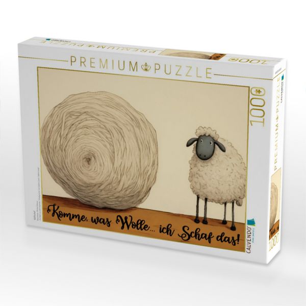 Produktbild: CALVENDO Puzzle Wollschaf | 1000 Teile Lege-Gr&ouml;&szlig;e 64x48cm Foto-Puzzle f&uuml;r gl&uuml;ckliche Stunden