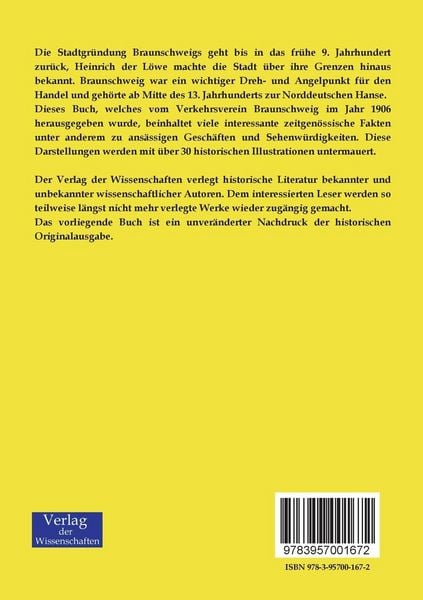 Produktbild: Historischer F&uuml;hrer durch die Stadt Braunschweig