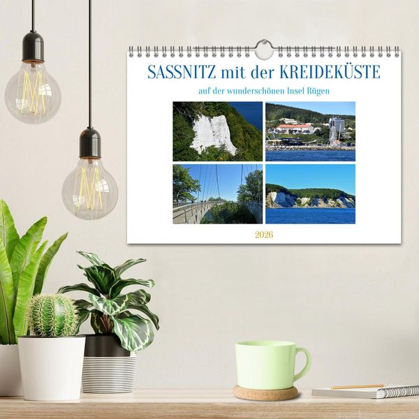 Produktbild: Sassnitz mit der Kreidek&uuml;ste (Wandkalender 2026 DIN A4 quer), CALVENDO Monatskalender