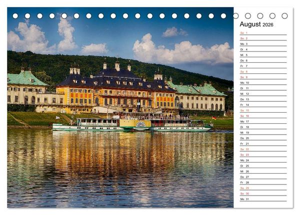 Produktbild: Schaufelraddampfer (Tischkalender 2026 DIN A5 quer), CALVENDO Monatskalender