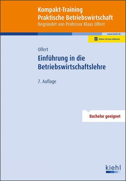 Produktbild: Kompakt-Training Einf&uuml;hrung in die Betriebswirtschaftslehre