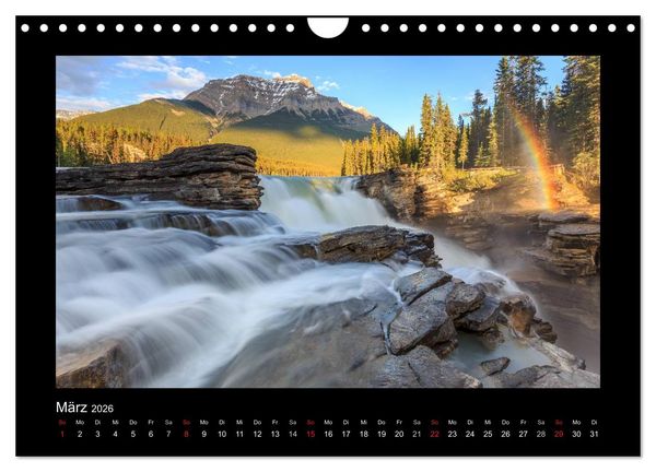 Produktbild: KANADA - Rocky Mountains (Wandkalender 2026 DIN A4 quer), CALVENDO Monatskalender
