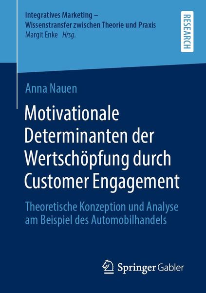 Produktbild: Motivationale Determinanten der Wertsch&ouml;pfung durch Customer Engagement