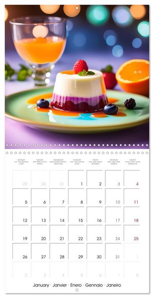 Produktbild: Dessert dreams (Wall Calendar 2026 12 &times; 12 Inch) CALVENDO 12 Month Wall Calendar