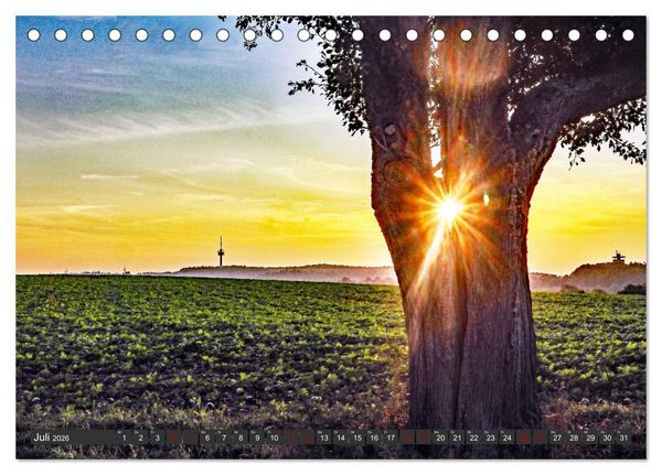 Produktbild: Karlsruhes Osten (Tischkalender 2026 DIN A5 quer), CALVENDO Monatskalender