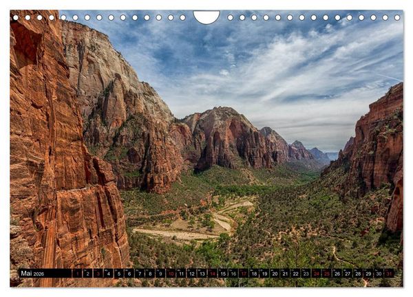 Produktbild: USA Kalender Deluxe (Wandkalender 2026 DIN A4 quer), CALVENDO Monatskalender