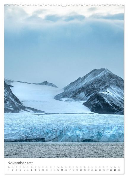 Produktbild: Die Arktis - Naturfotografien aus Spitzbergen (Wandkalender 2026 DIN A2 hoch), CALVENDO Monatskalender