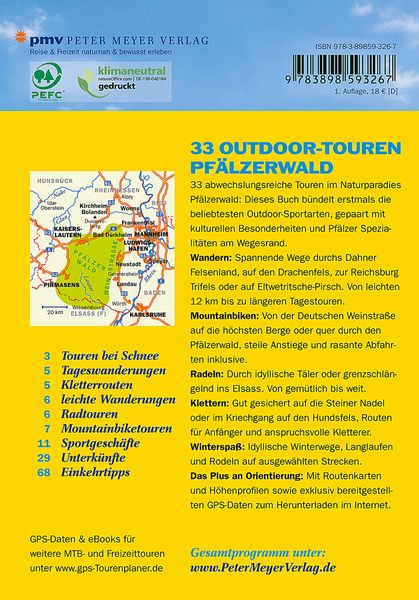 33 Outdoor-Touren Pfälzerwald