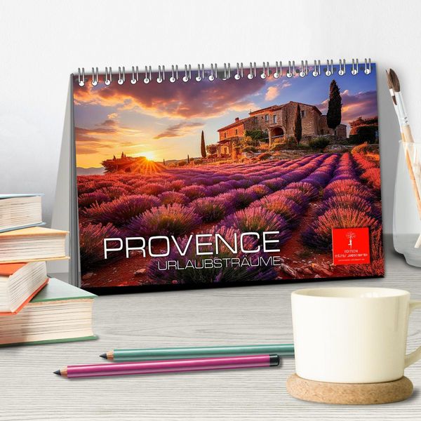 Produktbild: Provence Urlaubstr&auml;ume (Tischkalender 2026 DIN A5 quer), CALVENDO Monatskalender