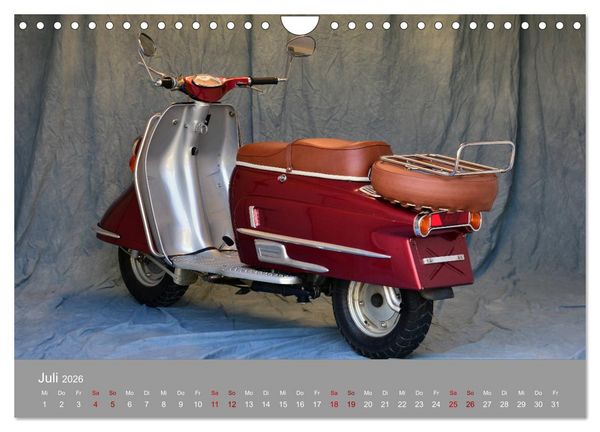 Produktbild: Heinkel Tourist 103-A2 Ein Freund f&uuml;rs Leben (Wandkalender 2026 DIN A4 quer), CALVENDO Monatskalender