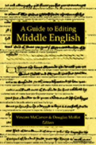 Produktbild: McCarren, V: A Guide to Editing Middle English