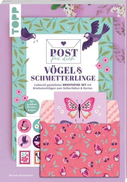 Produktbild: Post f&uuml;r dich. V&ouml;gel & Schmetterlinge