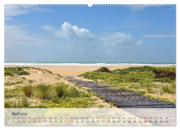 Produktbild: Andalusische Atlantikk&uuml;ste (Wandkalender 2026 DIN A2 quer), CALVENDO Monatskalender