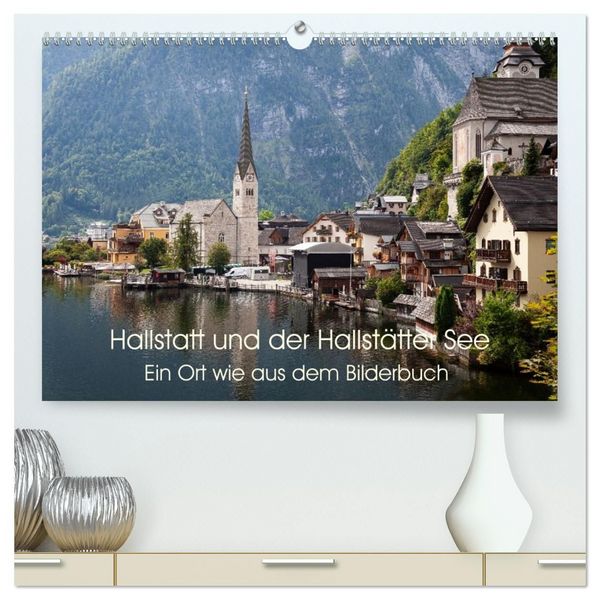 Produktbild: Hallstatt und der Hallst&auml;tter See (hochwertiger Premium Wandkalender 2027 DIN A2 quer), Kunstdruck in Hochglanz