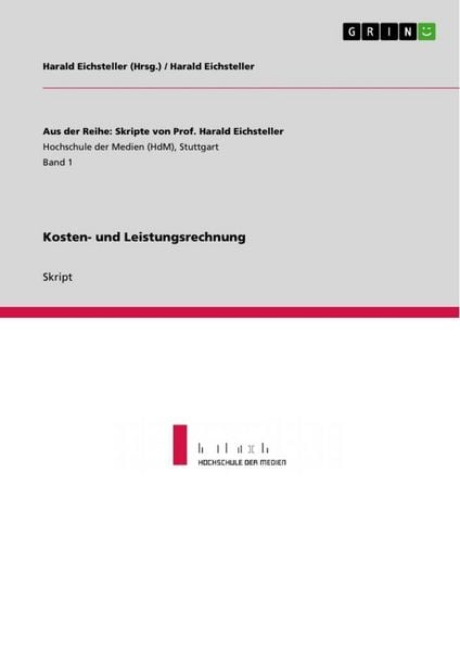 Produktbild: Kosten- und Leistungsrechnung