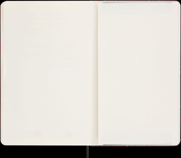 Produktbild: Moleskine Silk Notizbuch large/A5, liniert, fester Einband, Bordeaux