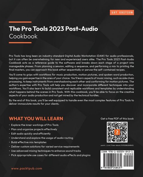Produktbild: The Pro Tools 2023 Post-Audio Cookbook