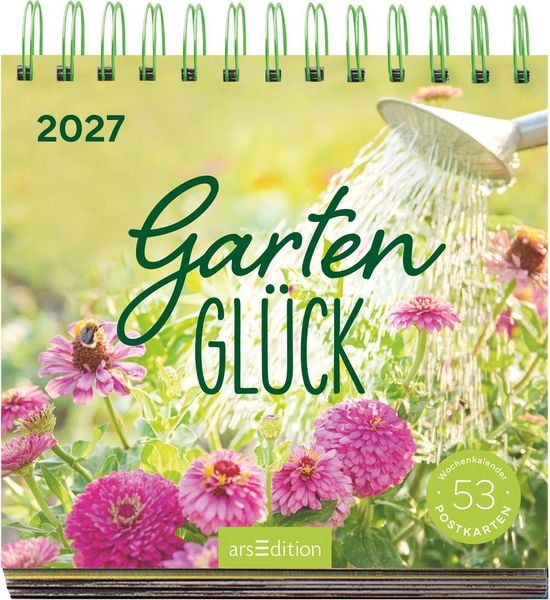 Produktbild: Postkartenkalender Gartengl&uuml;ck 2027