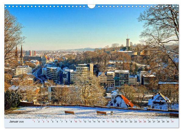 Produktbild: Bielefeld - Die freundliche Stadt am Teutoburger Wald (Wandkalender 2026 DIN A3 quer), CALVENDO Monatskalender