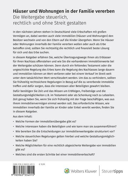 Produktbild: H&auml;user und Wohnungen in der Familie vererben